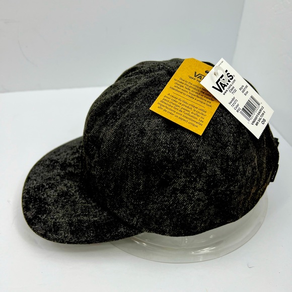 VANS CAP HAT WITH EMBODIED SKATEBOARD LOGO ON THE FRONT, DARK GRAY COLOR,UNISEX - Picture 2 of 10